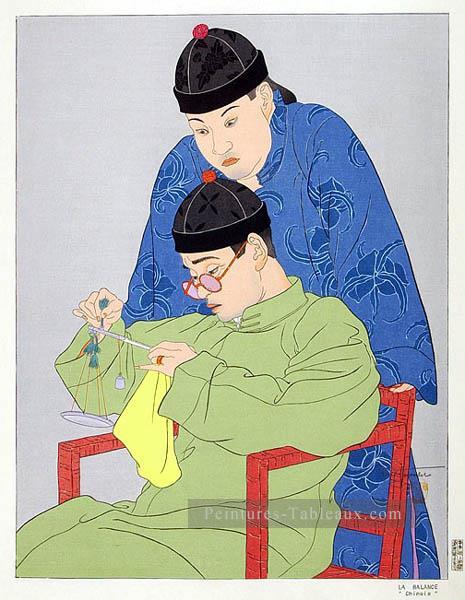 la balance chinois 1939 Chine sujets Peintures à l'huile